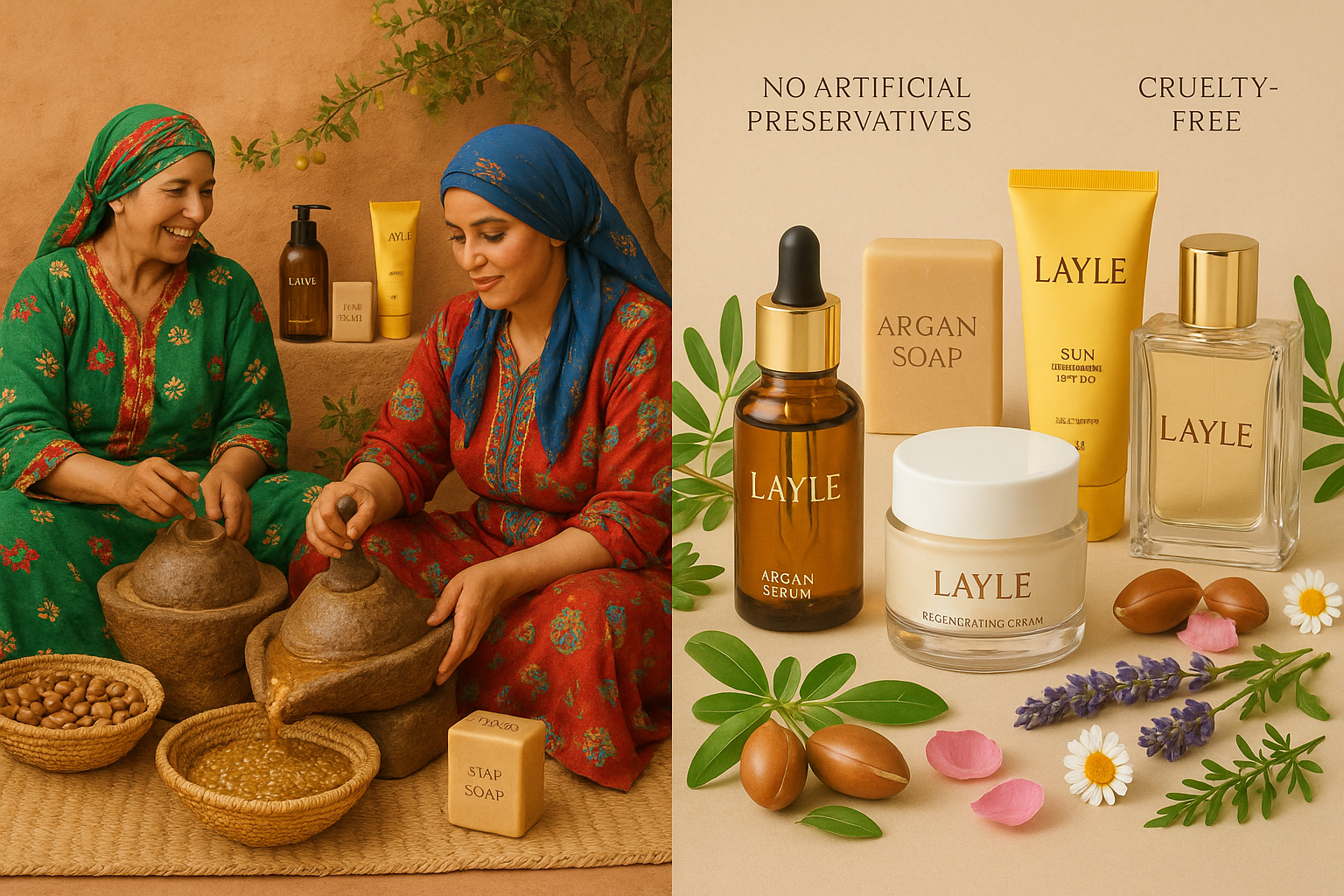 please add soap sunscreen perfume to the background